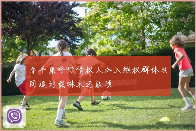 李平康呼吁债权人加入维权群体共同追讨戴琳未还款项